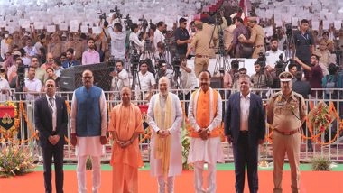 India News | Home Minister Amit Shah Distributes Appointment Letters to 60,244 Civil Police Constables of UP Police in Lucknow