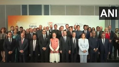 World News | PM Modi, Cyprus President Christodoulides Attend Business Roundtable in Limassol