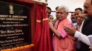 India News | J-K: LG Lays Foundation Stone for Auditorium, Upgradation Work for Govt School in Samba