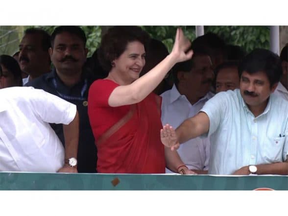 India News | Nilambur Rally: Priyanka Gandhi Vadra Criticises Pension Politicisation, Supports ASHA Workers