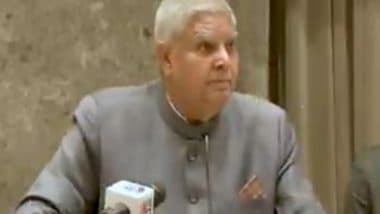 India News | VP Jagdeep Dhankhar Arrives in Puducherry for 3-day Visit