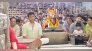India News | BJP MP Ravi Kishan Offers Prayers at Shri Mahakaleshwar Temple in Ujjain