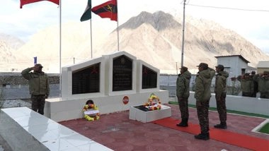 India News | Army Pays Tribute to Soldiers Who Died in Galwan Valley Clash with China