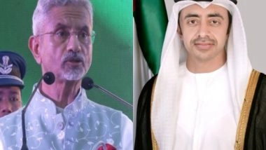 World News | EAM Jaishankar, UAE Counterpart Discuss Situation in West Asia and Ways to Reduce Escalation