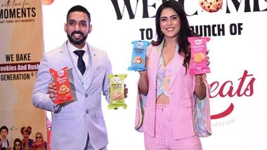 Business News | Actress Madhurima Tuli Unveils New Brand 'Bakeats' in Noida, Launches Variety of Cookies & Rusks Promising a 'Taste Mein A++' Experience with Every Bite