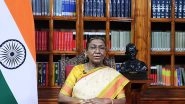 India News | President Droupadi Murmu to Attend State-level Programme on World Sickle Cell Day in Madhya Pradesh on June 19