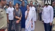 India News | West Bengal CM Mamata Banerjee Visits Khidirpur Market, Announces Compensation for Shops Affected in Fire