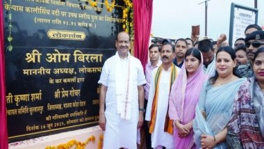 India News | Lok Sabha Speaker Om Birla Inaugurates, Lays Foundation Stone of Development Projects in Kota