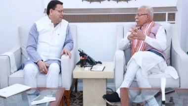 India News | Uttarakhand CM Seeks Centre's Support for Hydropower Projects, RRTS Extension to Haridwar