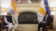 World News | India, Cyprus Unveil Strategic Roadmap; Strongly Condemn Pahalgam Terror Attack