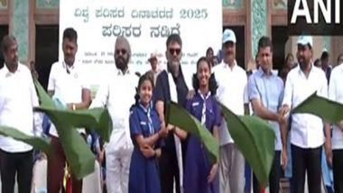 India News | Karnataka Dy CM DK Shivakumar Flags off World Environment Day 2025 Eco Walk from Bengaluru's Vidhana Soudha