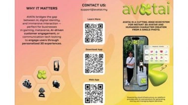 Business News | AVATAi Launches Enterprise-Ready 3D Avatar Cloud Platform at SuperAI Singapore 2025