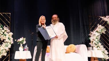 Entertainment News | Jacksonville Florida Declares June 16 as Sri Sri Ravi Shankar Peace and Wellness Day