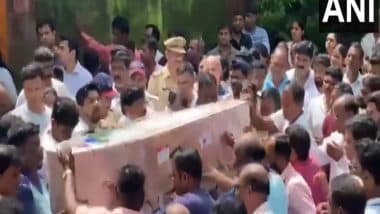 India News | AI-171 Crash: Crew Member Maithili Patil's Mortal Remains Brought Home to Raigad