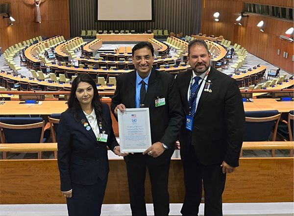 Business News | Dr. Arpit Chopra Jain Honored at United Nations Headquarters in New York