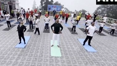India News | Sikkim: Governor, State Health Minister Perform Yoga at Raj Bhawan