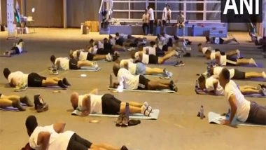 World News | Indian High Commission, UN Peace Keeping Force in Cyprus Join Hands for Yoga Event,  UNFICYP Personnel Laud Initiative