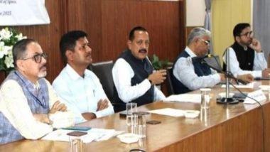 India News | Union Minister Jitendra Singh Convenes Meeting of All Science & Technology Institutes and Reviews Progress of Institutes in Northeast
