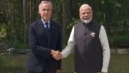 World News | PM Modi Arrives at Kananaskis Lodge for G7 Summit