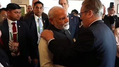 World News | PM Modi Holds Talks with UK PM Keir Starmer on Sidelines of G7 Summit in Canada