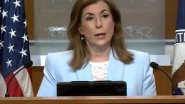 World News | Iran Cannot Have a Nuclear Weapon: US State Department Describes Trump as Transparent, Clear Leader