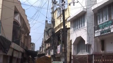 India News | Uttar Pradesh: CCTV Cameras Being Installed at 60 Locations Across Sambhal to Boost Citywide Surveillance and Safety