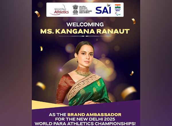 Sports News | Kangana Ranaut Appointed Brand Ambassador for New Delhi 2025 World Para Athletics Championships