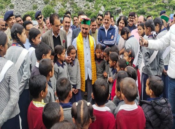 India News | Himachal Pradesh CM Interacts with Students of Government Senior Secondary School, Baga Sarahan