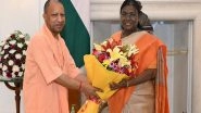 India News | Uttar Pradesh CM Yogi Adityanath Calls on President Droupadi Murmu
