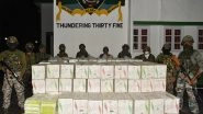 India News | Assam Rifles Foils Major Smuggling Bid; Illegal Cigarettes Worth Rs 5.1 Cr Siezed in Tripura