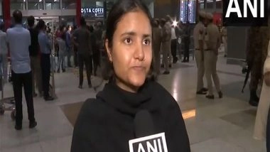 India News | Operation Sindhu: Flight Carrying 110 Indian Nationals Evacuated from Iran Lands in Delhi, Students Thank Indian Govt