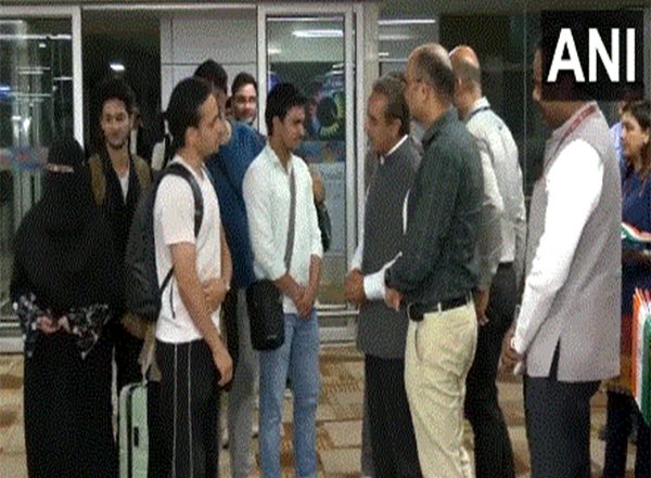 India News | Operation Sindhu: MoS  Kirti Vardhan Singh Welcomed the First Group of 110 Indian Nationals Evacuated from Iran