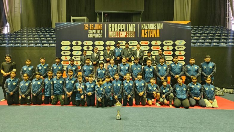 Business News | Indian Grapplers Shine at World Cup 2025 in Astana with 44 Medals
