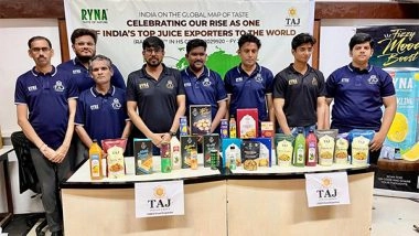 Business News | Taj Indian Group Emerges Among India's Top 4 Juice Exporters in First Year of Operations
