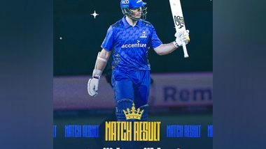 Sports News | Major League Cricket: Monak's Knock Helped MI New York Beat Seattle Orcas