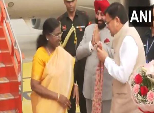 India News | President Droupadi Murmu Arrives in Uttarakhand for 3-day Visit