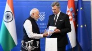 World News | India and Croatia Sign MoUs to Foster Cooperation in Agriculture, Science, Culture, Education