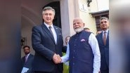 World News | PM Modi, Croatia PM Underscore Importance of Inking India-EU FTA Within a Year