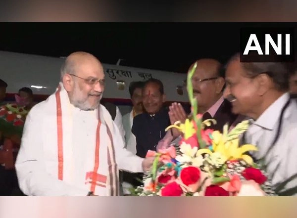 India News | Amit Shah Arrives in Bengaluru, to Inaugurate Adichunchanagiri University Campus
