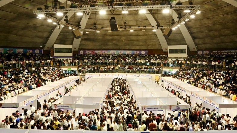 India News | Indian Youth Congress Organises Mega Rojgar Mela 2025 to Mark Rahul Gandhi's Birthday