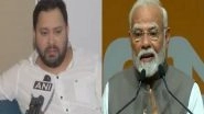 India News | Analyse Your Speeches, You Will Be Full of Embarrassment: Tejashwi Yadav Slams PM Modi Ahead of His Saran Visit