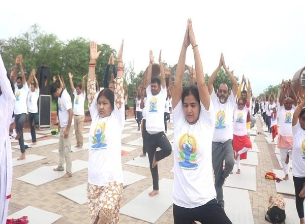 World News |   Indian Embassy in Nepal Hosts Yoga Day Event in Lumbini a Day Ahead of Grand Celebration