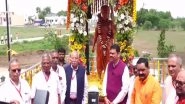 India News | Maharashtra CM Devendra Fadnavis Inaugurates Khajyaji Naik Memorial in Jalgaon, Says History of Tribal Heroes Never Reached Us