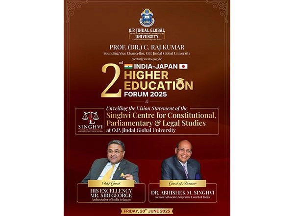 Business News | JGU Vice Chancellor to Speak at Japanese Parliament on Democracy, Higher Education & Sustainable Environment