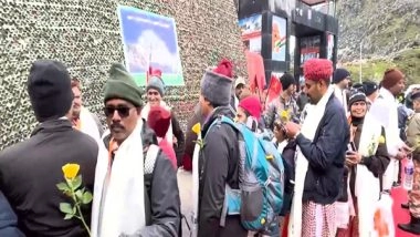 India News | Sikkim Governor Om Prakash Mathur Flags off First Batch of Kailash Mansarovar Yatra Pilgrims