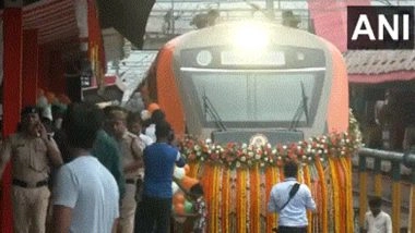 India News | Gorakhpur to Patliputra in Just 7 Hours as PM Modi Flags off New Vande Bharat Train