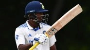 Sports News | Sai Sudharsan Joins Elite Company with Test Debut on June 20, but Starts with Duck