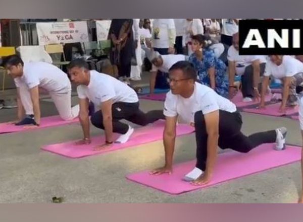 World News | India's High Commissioner Leads Yoga Day Celebrations in London