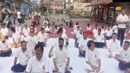 India News | J-K: BJP Hosts Yoga Session in Srinagar as India Marks 11th International Yoga Day