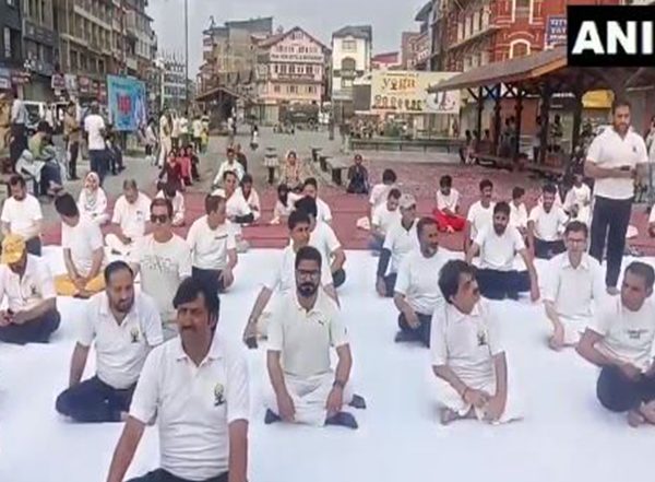 India News | J-K: BJP Hosts Yoga Session in Srinagar as India Marks 11th International Yoga Day